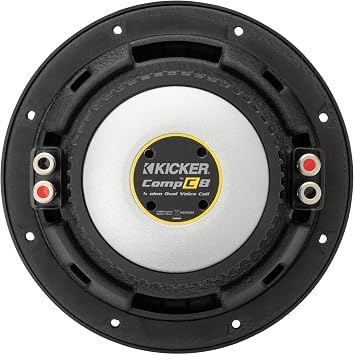 KICKER 50CWCD84 CompC 8 Subwoofer Dual Voice Coil 4-Ohm