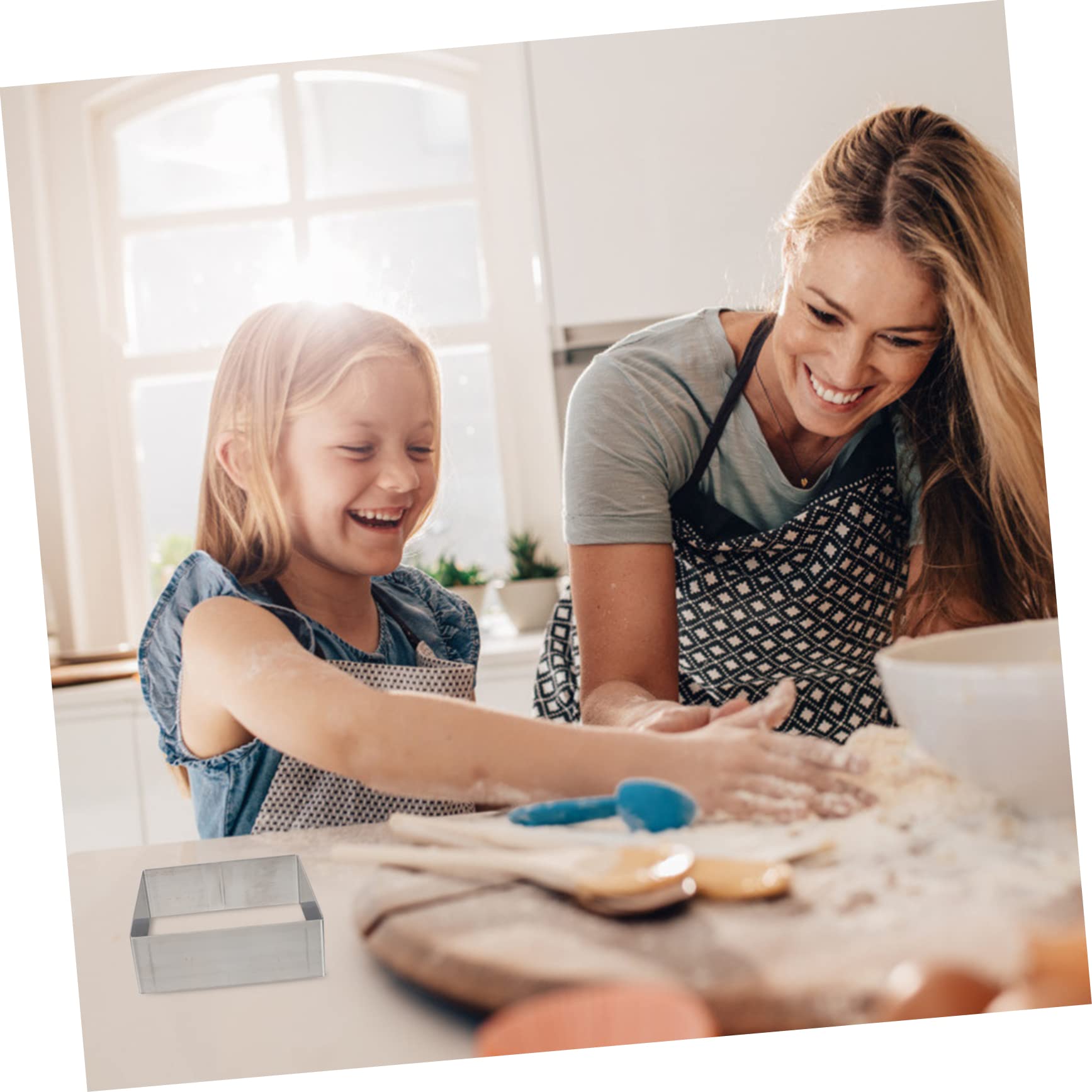 Edelstahl Mousse-Ringe Quadratisch – Backformen Für Kuchen, Desserts Und Gebäck, Spülmaschinenfest