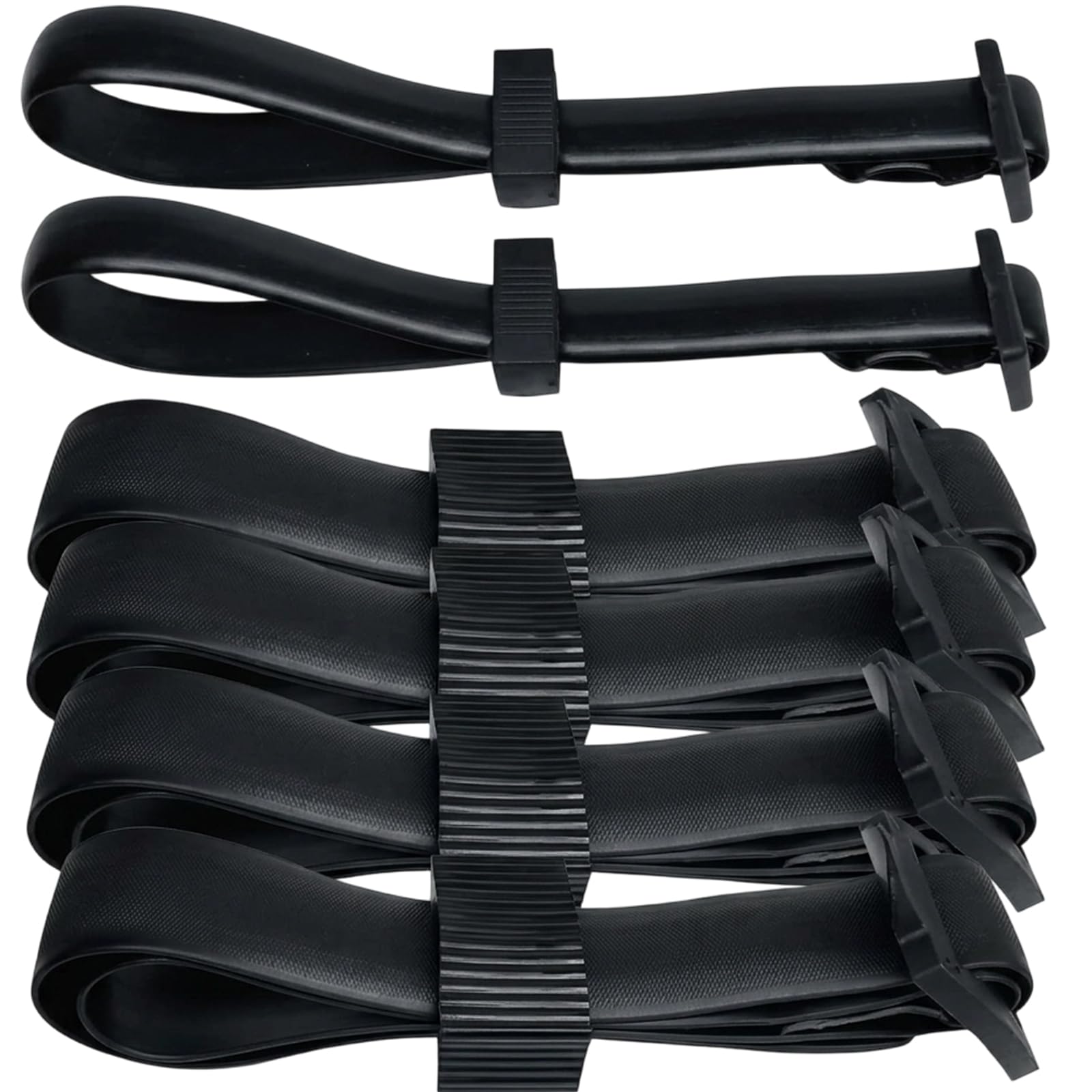 ZeBQrphio Tree Ties, 6 PCS Flexible Plant Support Straps, Heavy Duty Garden Tree Straps for Securing Shrubs and Training Vines, Durable Rubber Tree Stakes and Ties for Outdoor Use