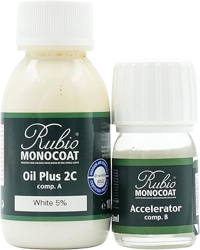 Miniatura 321 de Rubio Monocoat Plus 2C Pure Eco2 - Aceite para manchas de madera, color transparente