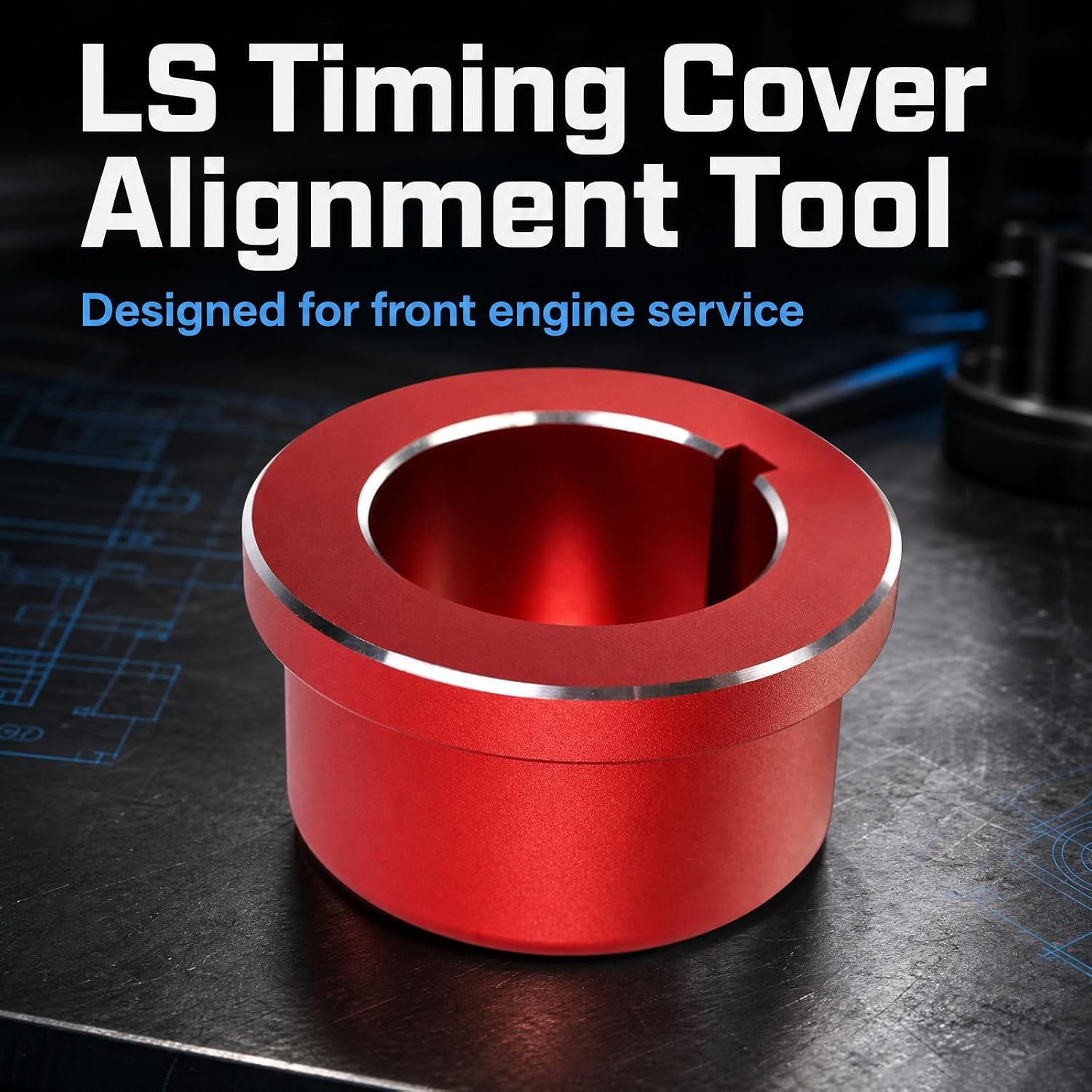 1 Pack LS Timing Cover Alignment Tool Front Crankshaft Seal Install Tool for GM Gen III IV LS Series Engines 4.8L 5.3L 5.7L 6.0L 6.2L LS1 LS2 LS3 LS6 LQ4 LQ9 Engine Repair Tool
