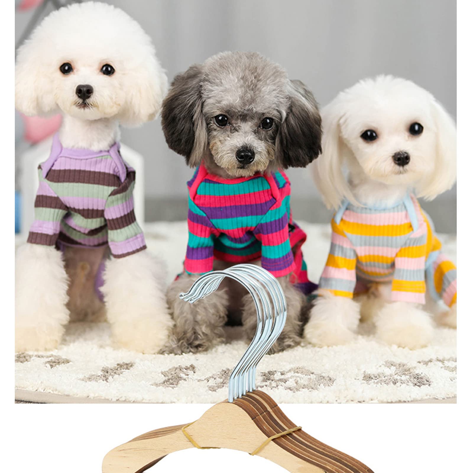 ☆ ペットハンガー 犬服 木製 犬 猫 洋服 ペット用 ド セット XL 638 ☆ ペットハンガー 犬服 木製 犬 猫 洋服 ペット用 ド セット XL 638の