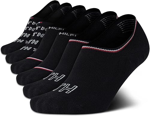 Tommy Hilfiger Calcetines para mujer - Forros ligeros ultra invisibles (paquete de 6)