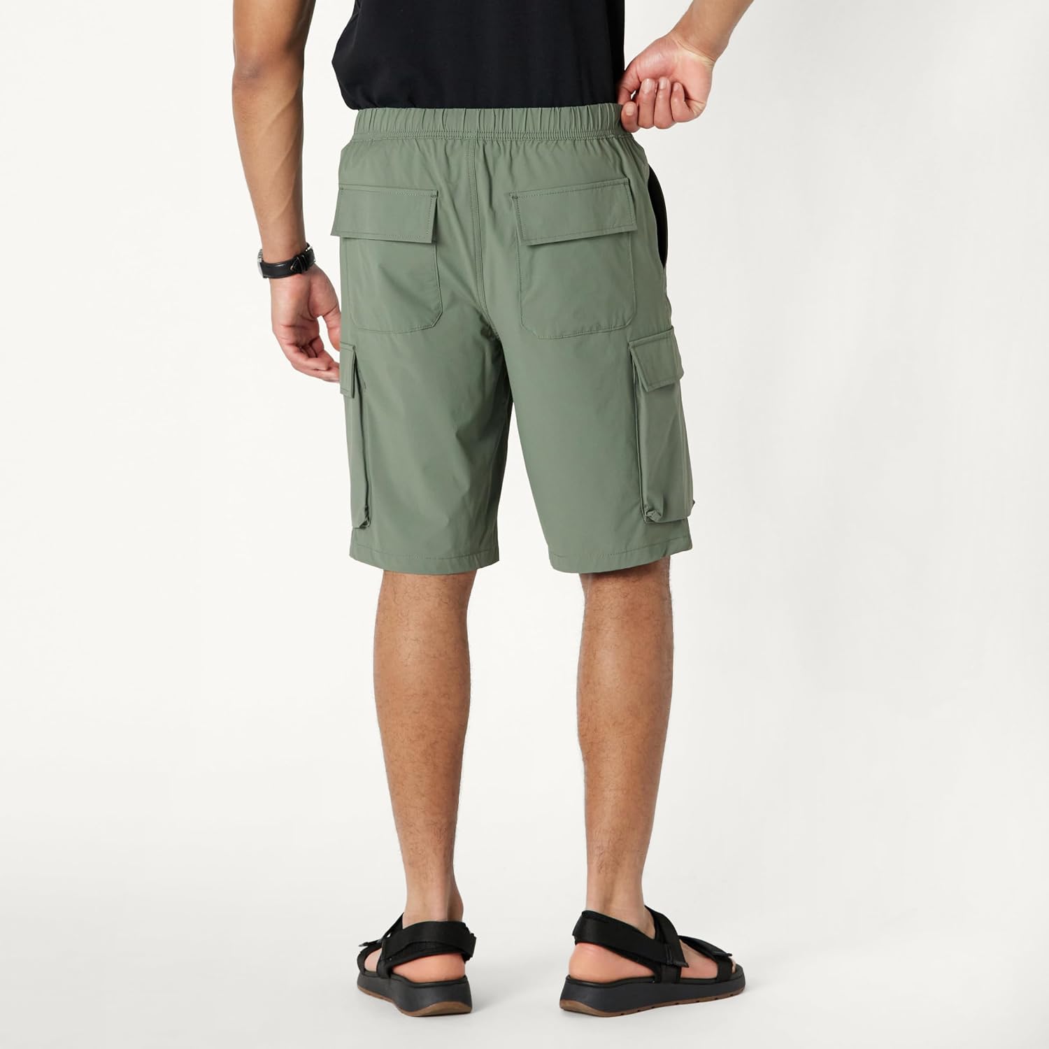 Amazon Essentials Men's Loose-Fit 11" Long Cargo Shorts