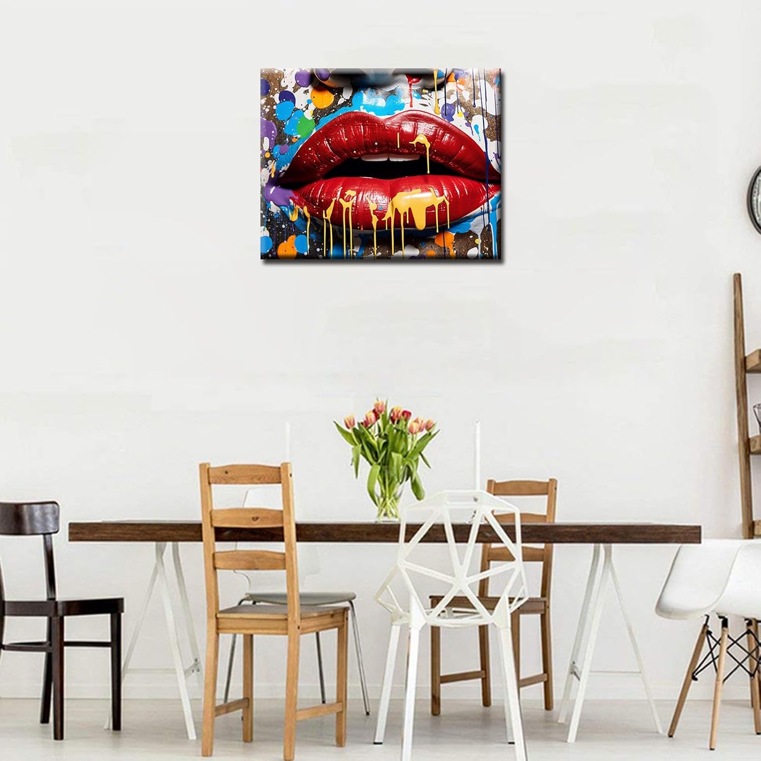 Tucocoo Fashion Woman DIY Paint by Number for Adults Abstract Human Art Paint by Numbers Paint Kits for Adults Acrylic Painting Paintwork with Paintbrushes Oil Painting Art Crafts 16"x20"Framed