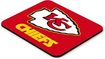 Gaming Mouse Pad, Sport Football Mousepad with Non-Slip Rubber Base for Laptop Computer Desktop Game Mat,Fans Gift Red Design, Boy Husband Gift