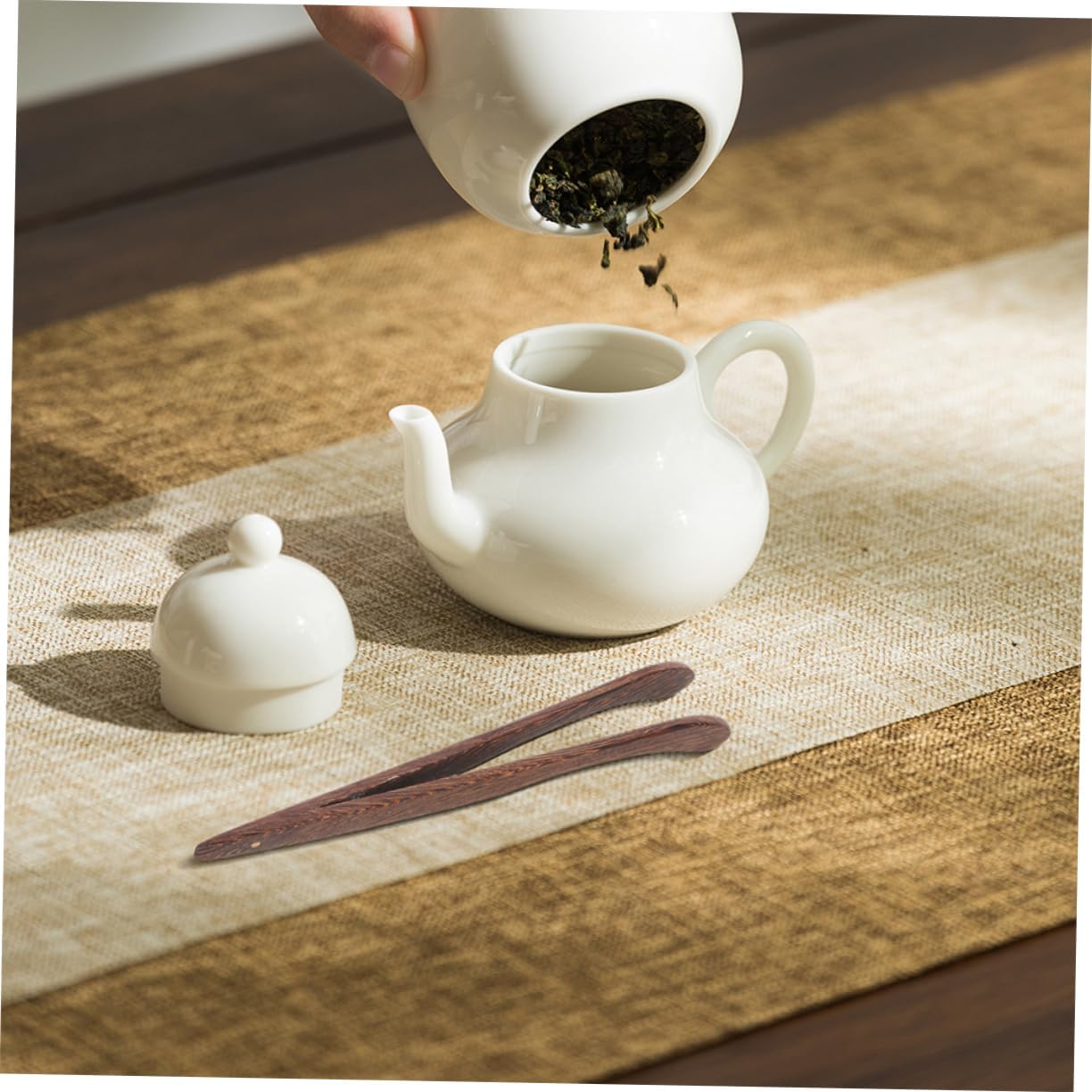 2pcs Wooden Tea Clip Tweezers for Tea Art Tools Squeezer Tongs Bag Squeeze Ceremony Accessories