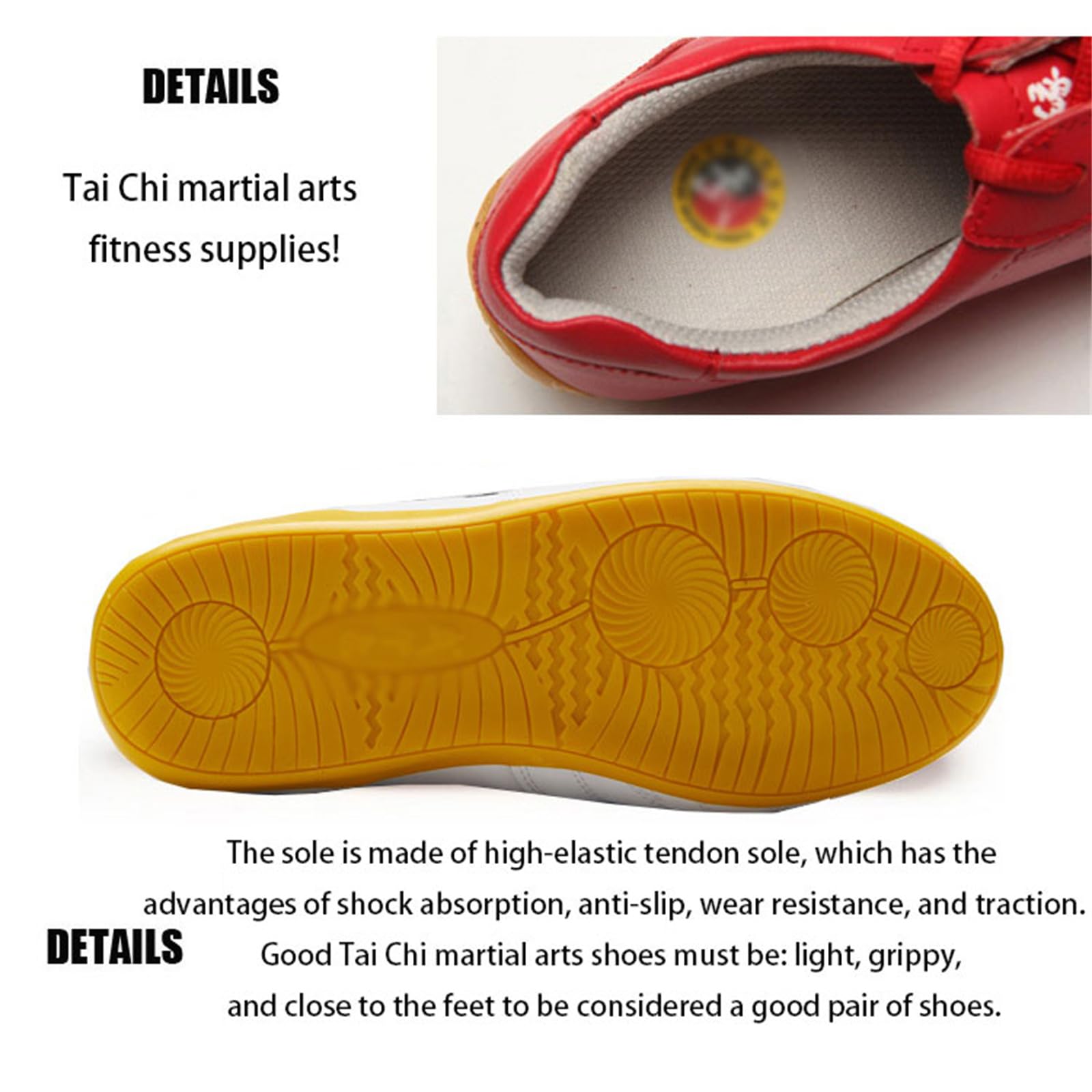 Scarpe Arti Marziali Unisex Scarpe Tai Chi Scarpe Kung Fu Scarpe Karate Tradizionale Traspiranti Comfort Suola in Gomma Cinese Wushu Yoga Tai Chi per Uomini Donne