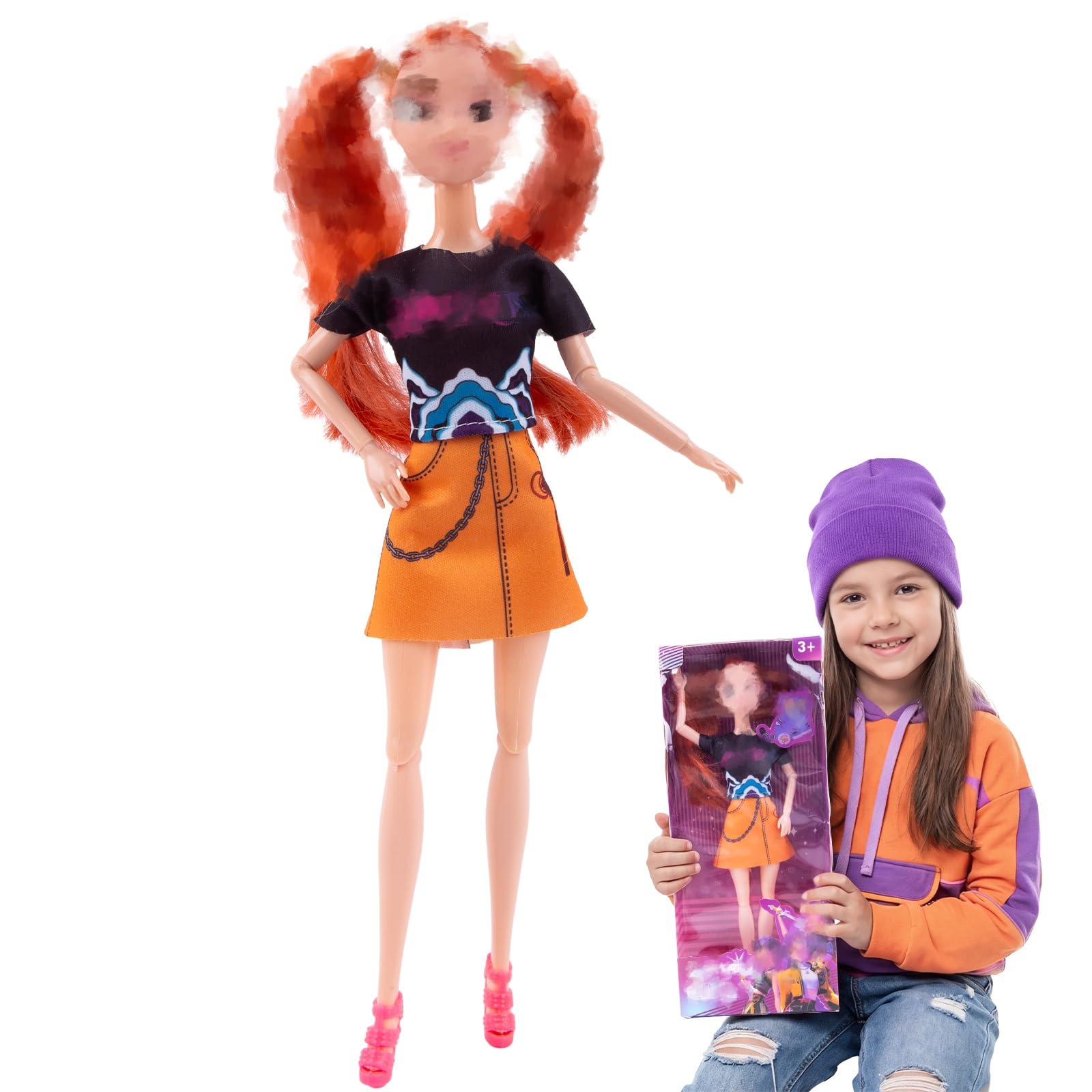 Kids Toys Hunter Figures, Cute Dolls & figurine with Movie Pop Singer Idol Collectible Models Set Anime Action Figures Fan Merch for Display Desk Decor Carnival Christmas Birthday Gifts