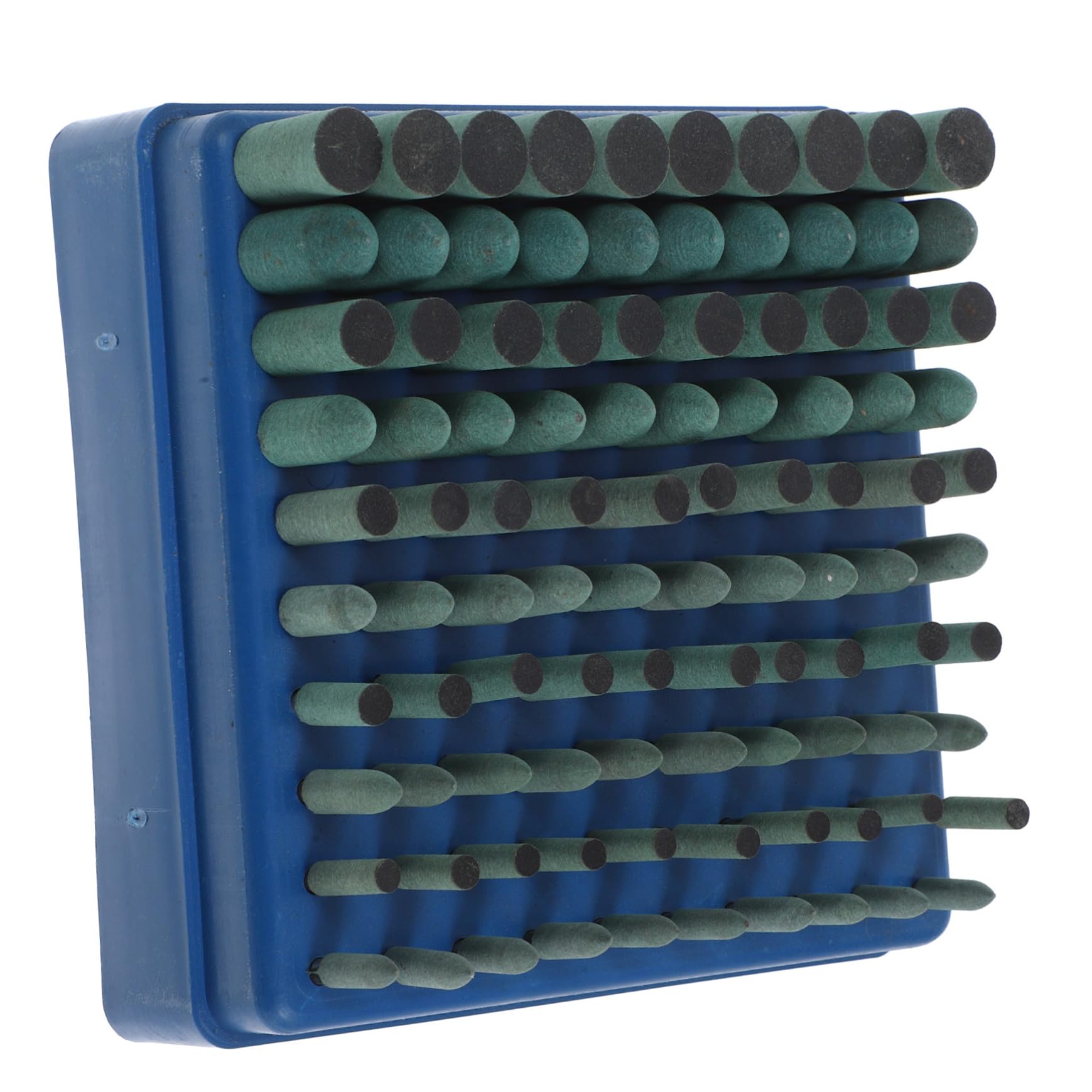 Set de Meules Abrasives Caoutchouc Vert Pierre de Meulage pour Métal Bois et Plastique Accessoires pour Outils Rotatifs et Compact