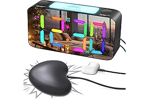 Shaking Bedside Alarm Clock for Heavy Sleepers