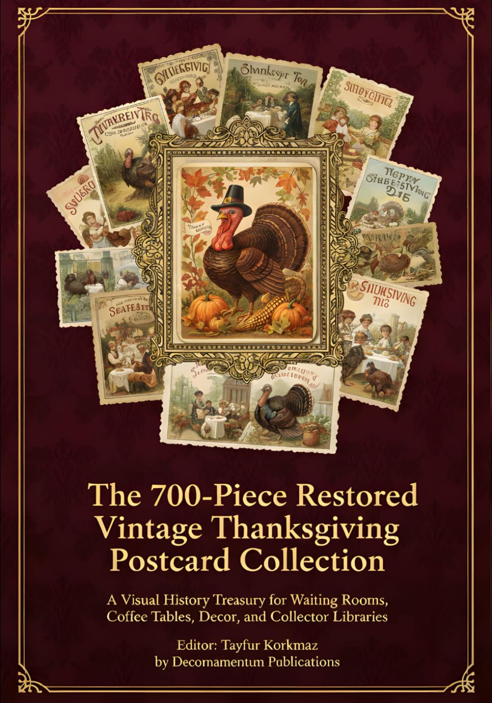 The 700-Piece Restored Vintage Thanksgiving Postcard Collection: A Visual History Treasury for Waiting Rooms, Coffee Tables, Decor, and Collector ... ... of Artistically Restored Images, Perfect)