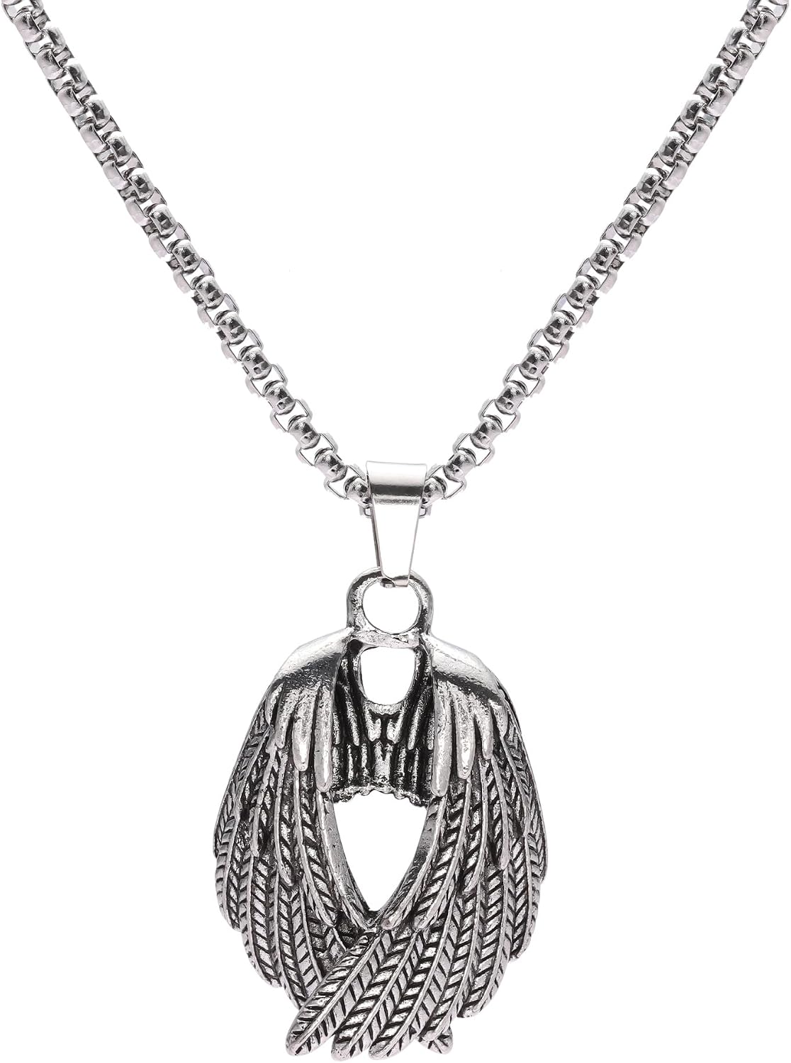 Urn Necklaces for Ashes, Stainless Steel Cremation Jewelry for Ashes, Keepsakes Gifts for Men/Women Chain Length 24 Inches image 5