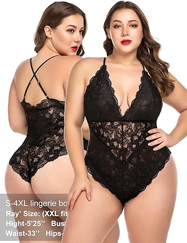 Miniatura 6 de Avidlove Lencería sexy de encaje para mujer, falda de patinadora plisada y falda básica casual de cintura alta con volantes acampanados, mini faldas