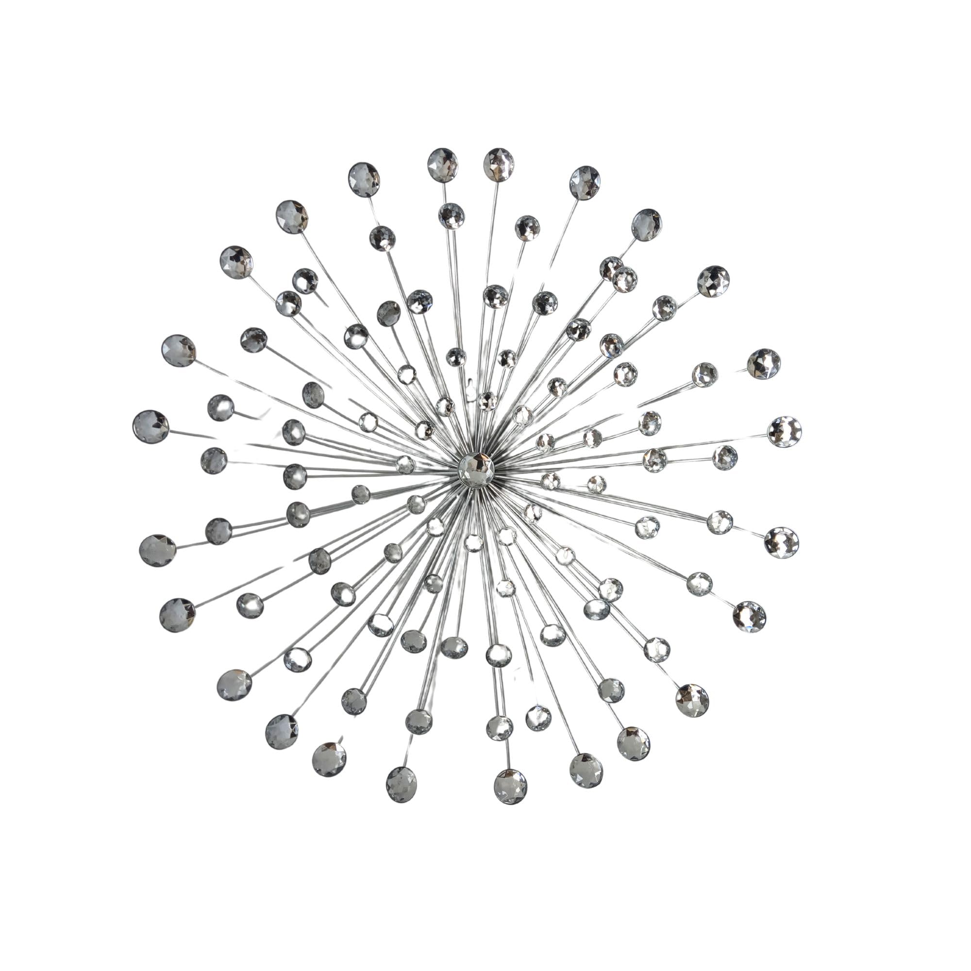 Sk Style Various Shimmering Jewel Circle Metal Wall Art