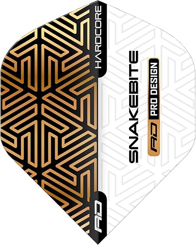 RED DRAGON Jugadores Hardcore Dart Vuelos - 3 juegos por paquete (9 vuelos de dardos en total)