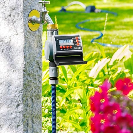 WorldCare Aqualin Digital Home Garden Automatic Water Timer Garden Irrigation Controller System LCD Display253332 | Pack of 1