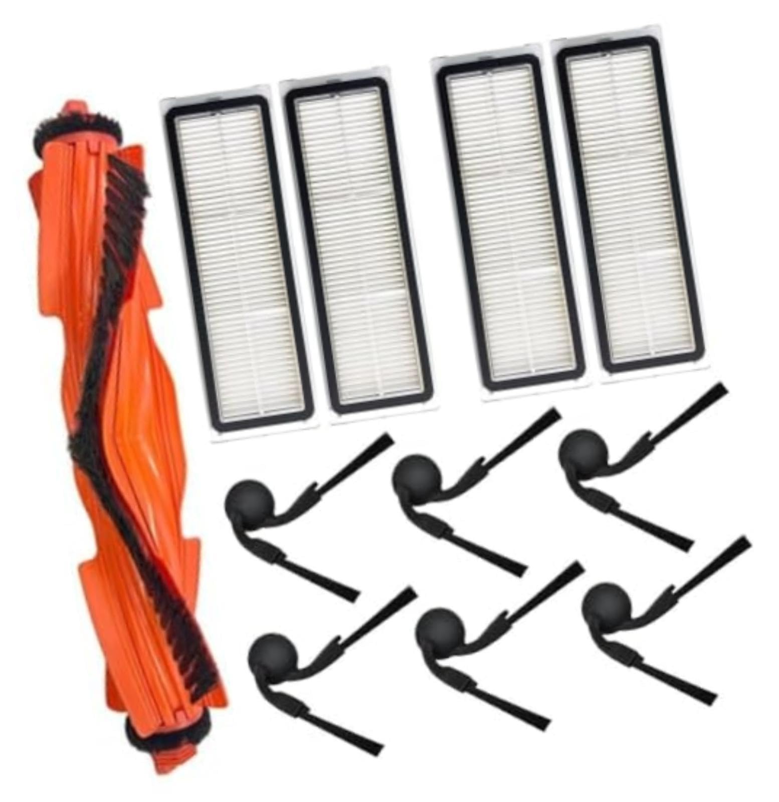 Para Kit de filtros y cepillos laterales de cepillo de rodillo