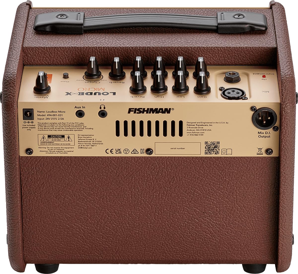 FISHMAN Ampli Loudbox Micro, 40W, 206x264x242mm, 4,10 kg