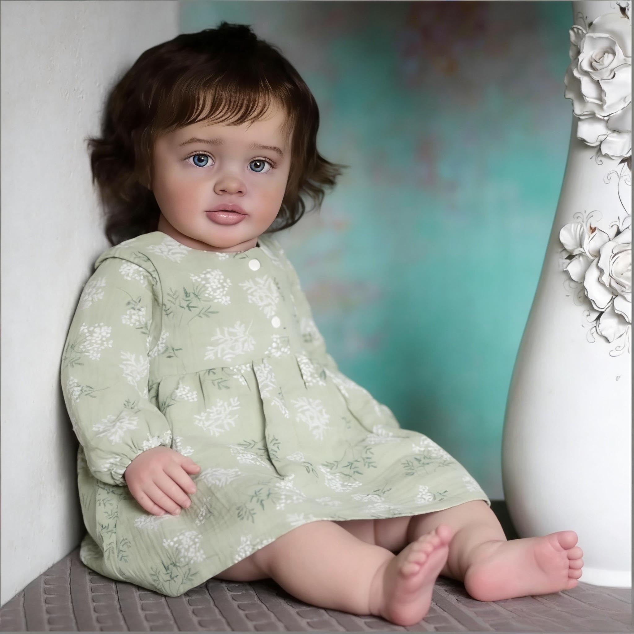 RXDOLL Pippa Reborn Babypuppe in großer Größe, 66 cm, lebensechte Reborn-Kleinkind-Mädchen, die echte Babys aussehen, weicher Vinyl-Stoffkörper, realistische Kleinkind-Babypuppe, Weihnachtsgeschenke