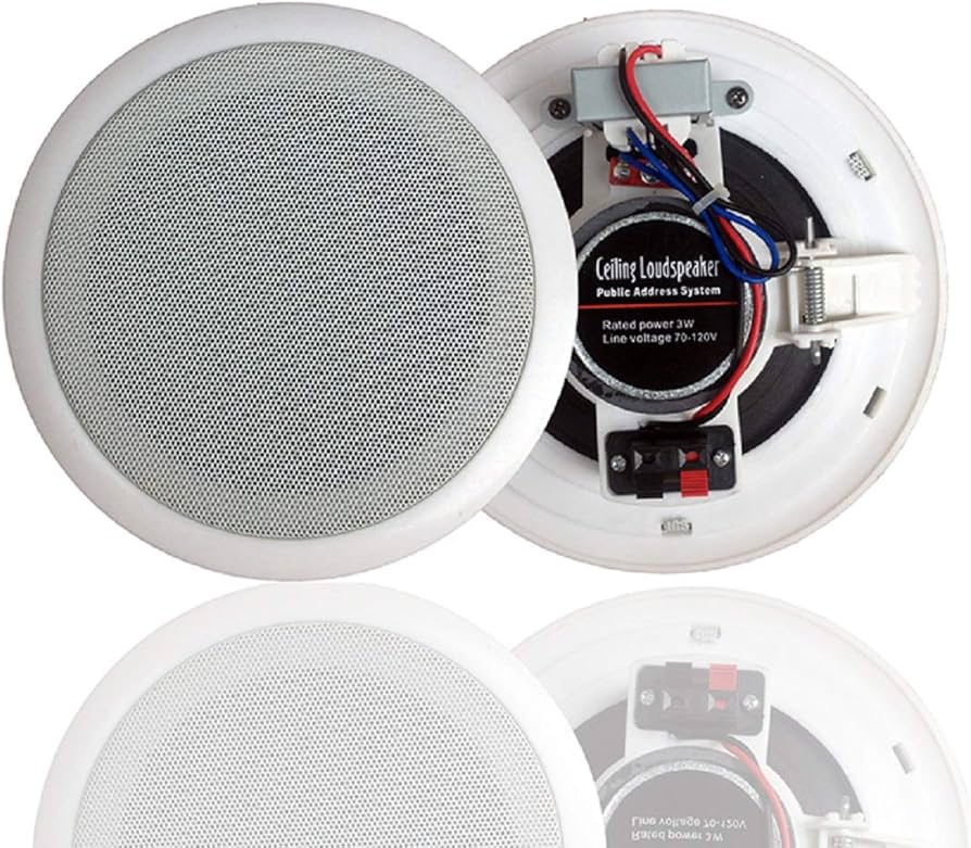 Amazon.co.jp: 【エスティーエスミチコ】天井 埋込 型 スピーカー 18.5