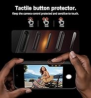 Vista 6 de SURITCH Funda para iPhone Air con cubierta de control de cámara, funda deslizante para cámara y soporte ajustable, compatible con MagSafe, a prueba