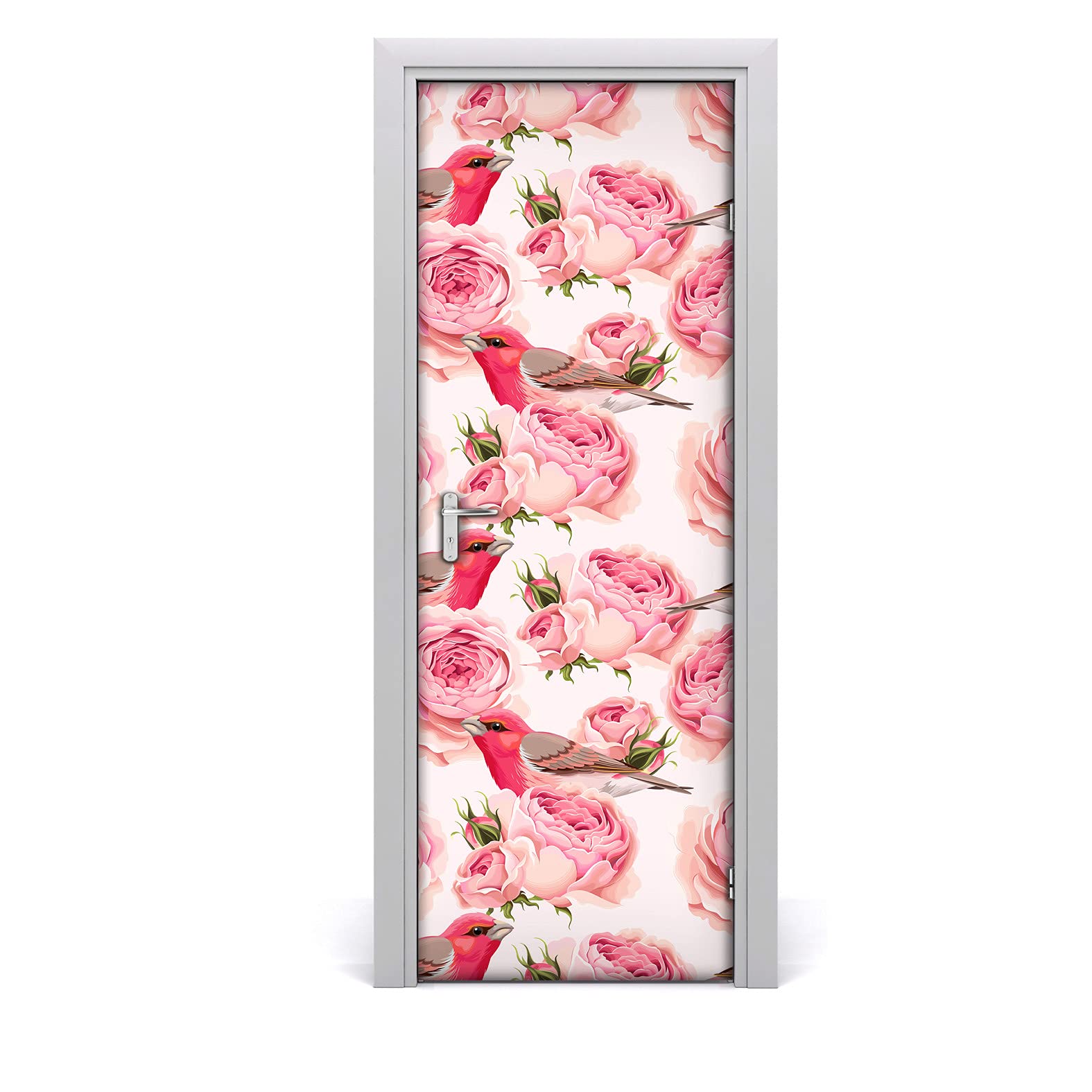 Autocollant de porte repositionnable pour rénover facilement une porte