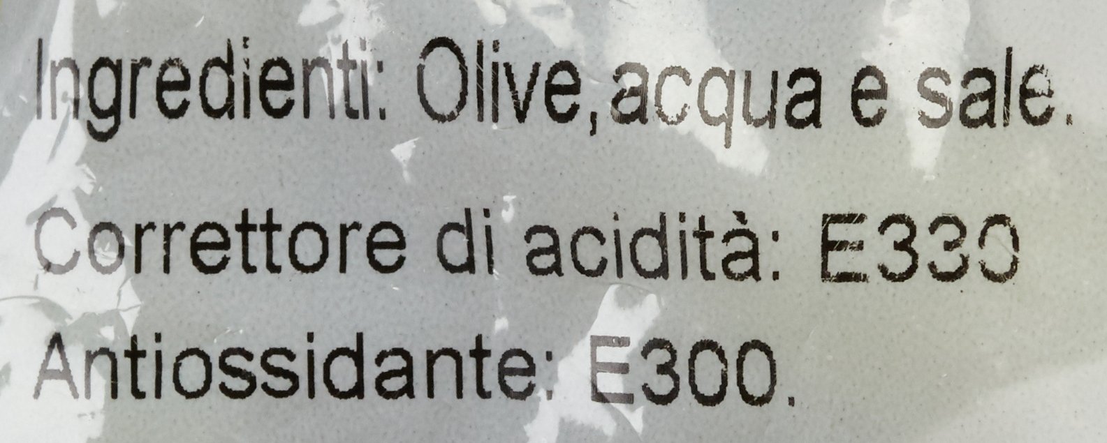 Granata Olive Verdi Giganti Busta Gr.500
