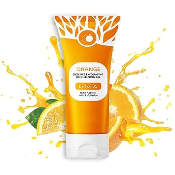 Orange Exfoliating Gel for Face and Body, 2026 New Orange Peeling Gel Scrub, Deep Clean Pores Remove Blackheads Moisturize Skin for All Types Skin 1 Pcs, 3.53 Fl Oz Pack of 1