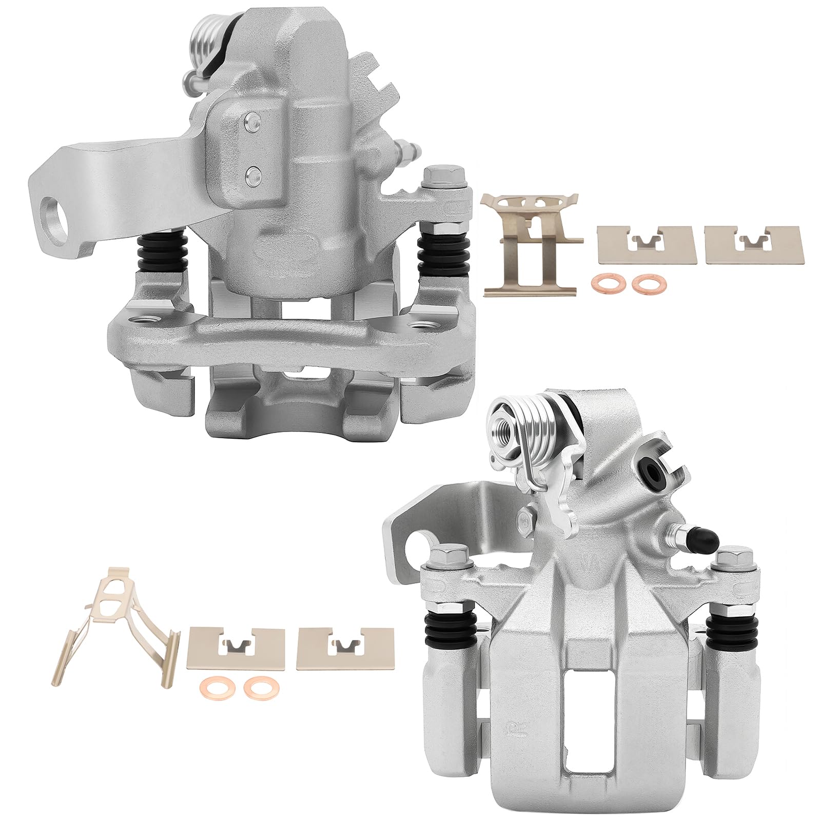 SCITOO Rear Left &amp; Right Disc Brake Calipers with Bracket 19B3299 19B3298