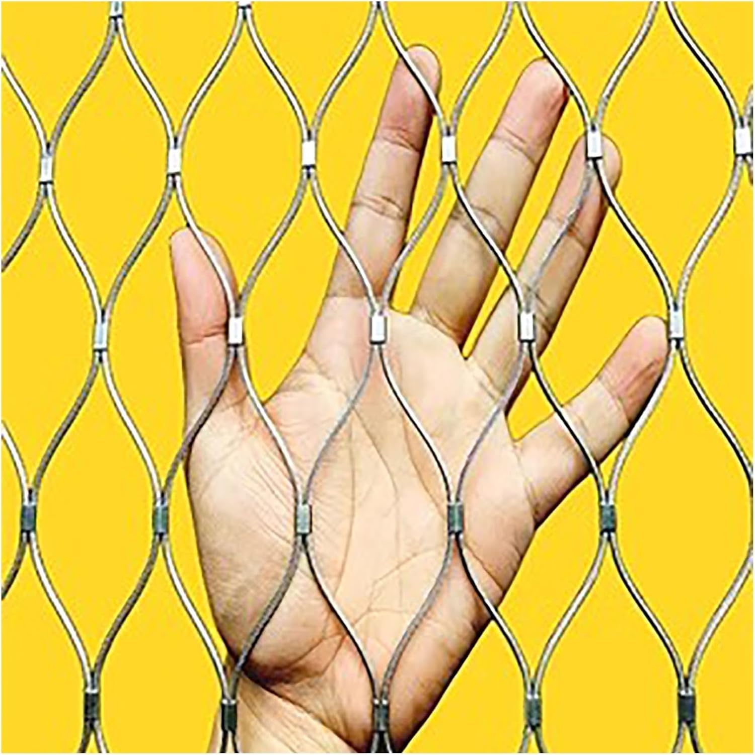 Maille de clôture durable en inox à connexions à pression pour une protection maximale de ferme
