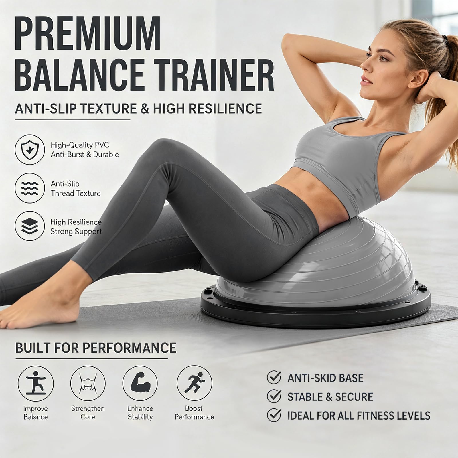 Balance Ball Halber piłka gimnastyczna Fitness Balance Board