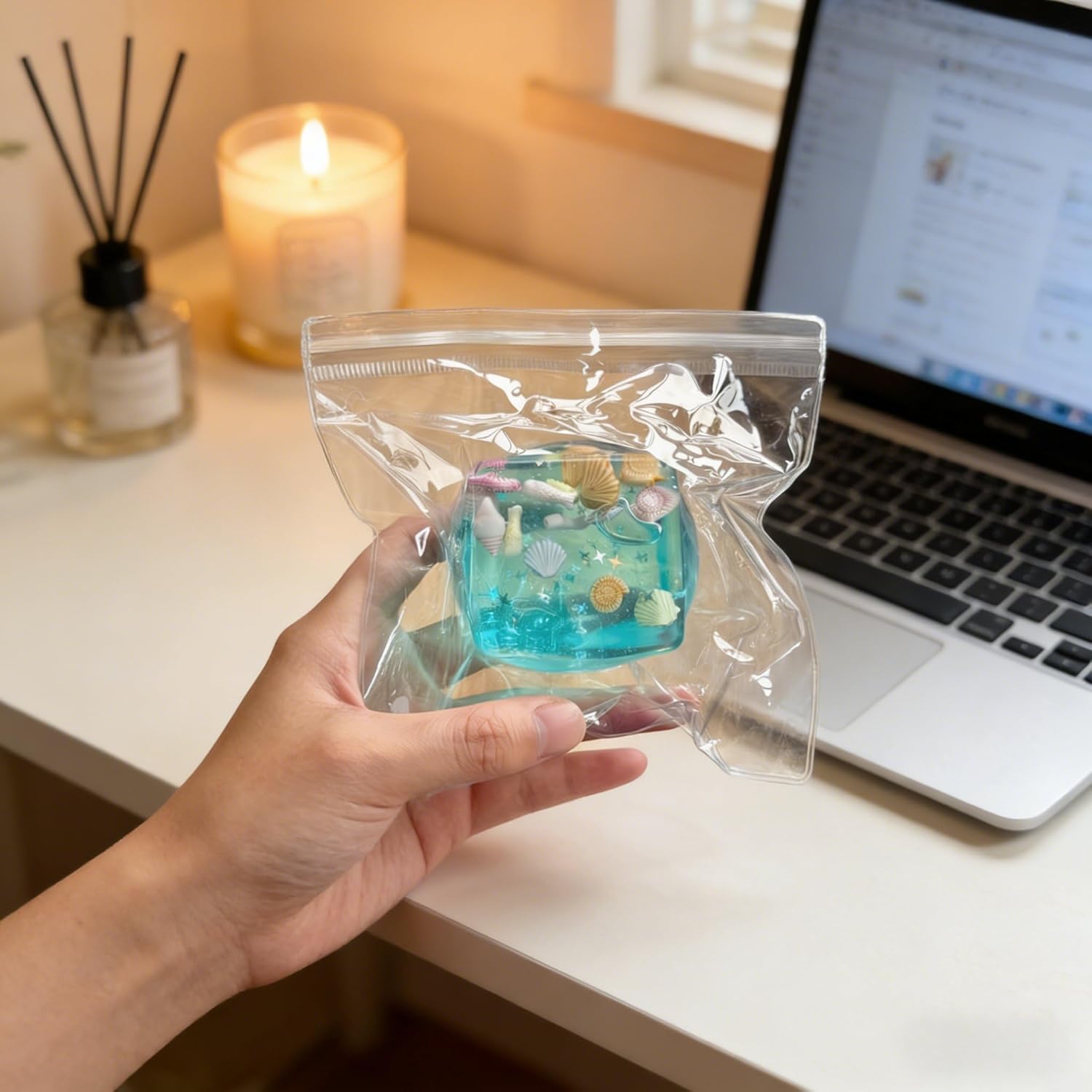 3D Realistic Pirate Shell Sculpture for Desktop Display - Unique Cartoon Squeeze Ornament for Hobbyists and Fans