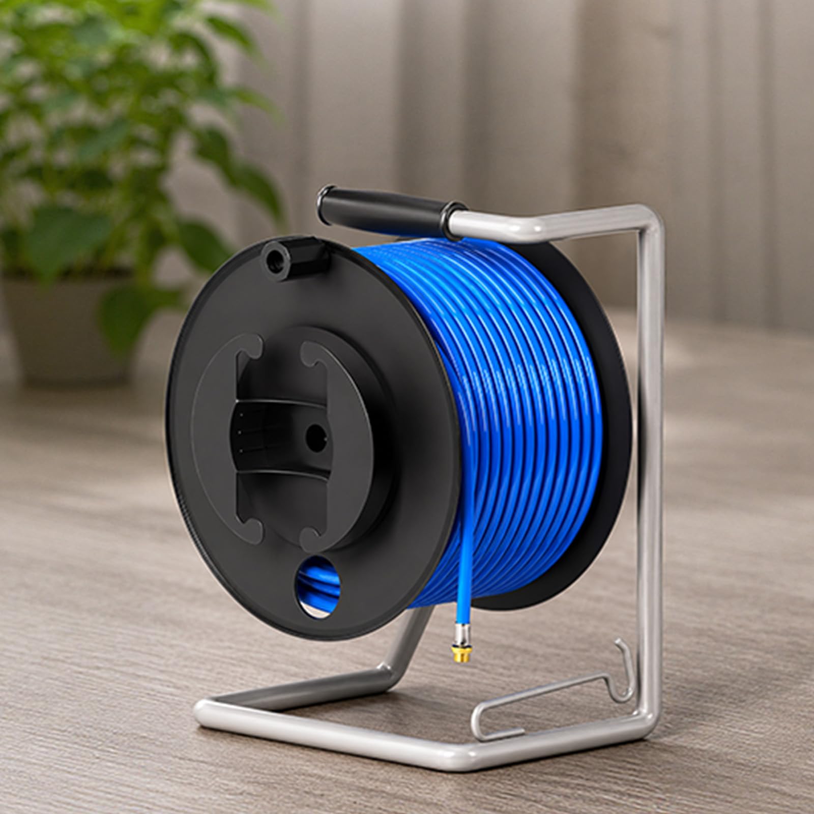 TAILONZ 1/2" x 20M Carrete Manguera Neumática con Racores 1/4" BSP | Kit completo para taller, reparación de coches, manguera retráctil, sistema neumático.