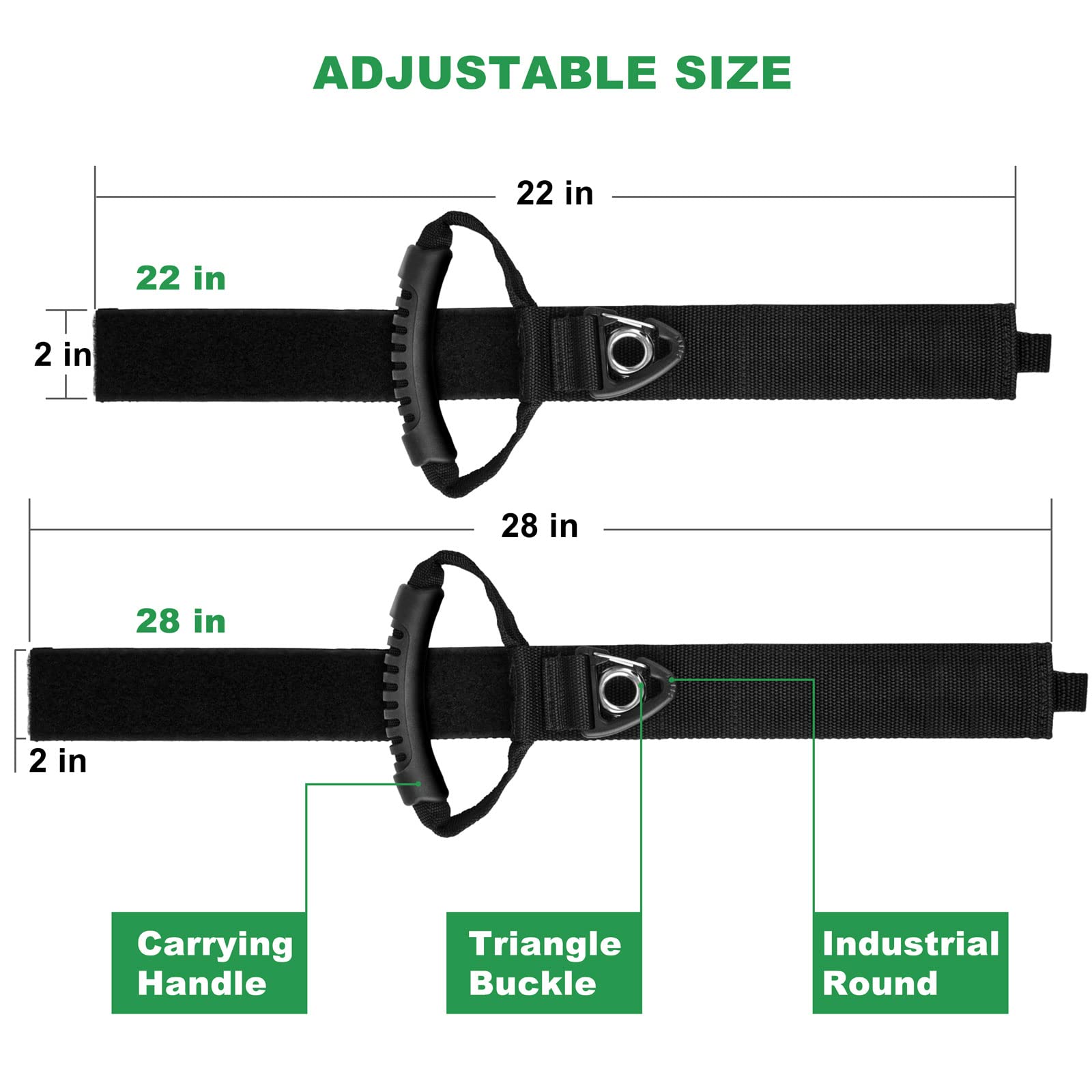 Snapklik.com : FOLIV 4PCS Storage Straps 3 In 1 Multifunction, Heavy ...