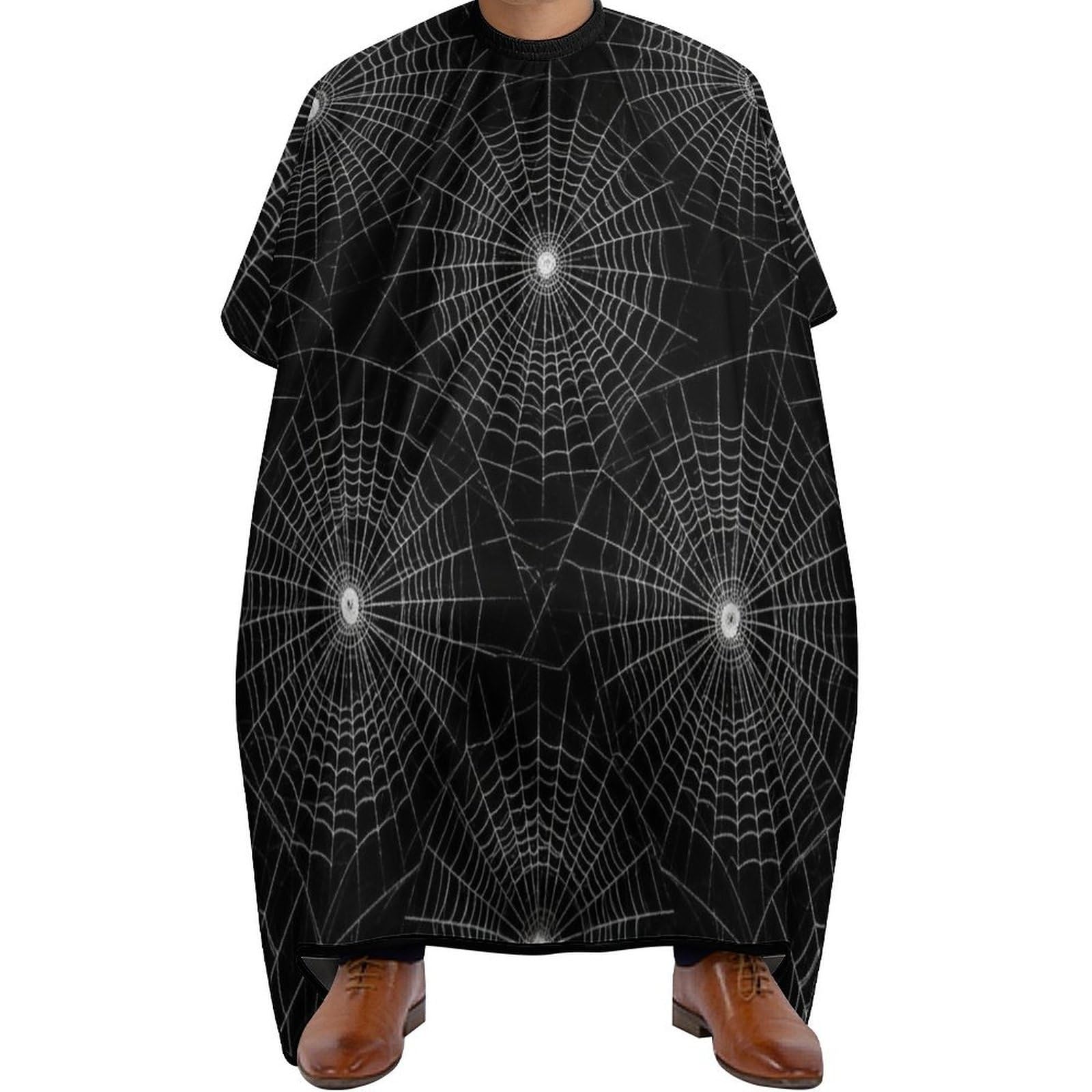 Capas para peluquería de telaraña impermeable y ajustable de 140x168cm para cortar el pelo 2