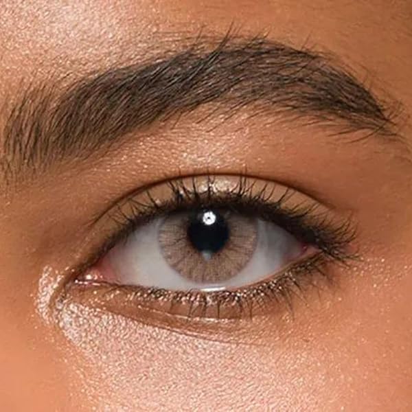 AUNIRY Lentilles Couleur Marron "BRONZE" Naturel : Kit Complet (2 Lentilles, Pince, Ventouse Et Étui), 12 Mois, Sans Correction, Sans Prescription, 0 Dioptrie et DIA 14.2mm | AUNIRY - 2