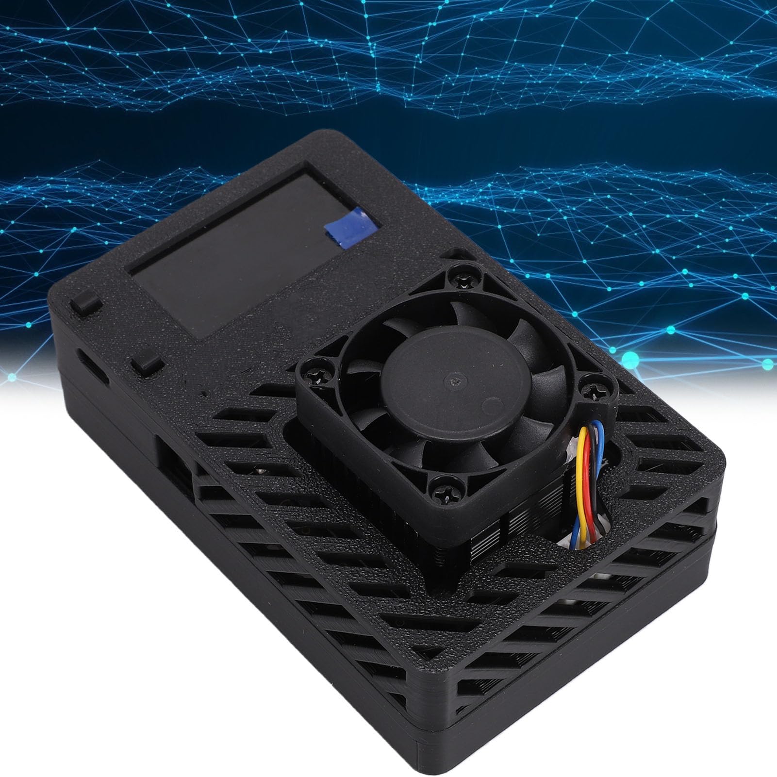 Maszyna do Wydobywania Bitcoinów Koparka Wi-Fi 500 G/s z Wyświetlaczem 1,26 Cala, Port USB C o Niskim Poborze Mocy 13 W/TH, Cichy Wentylator Chłodzący, Koparka Kryptowalut Typu (wtyczka UE)