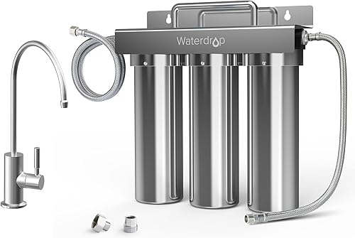 Waterdrop TST-UF 0.01m Filtro de agua para debajo del fregadero y grifo de agua potable