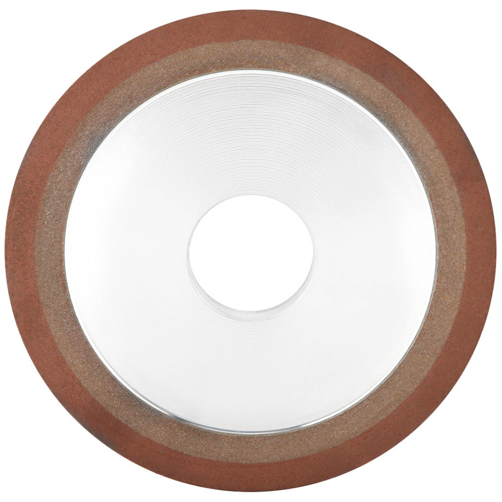 Disc Resin Grinding Wheel, 4.9inch Carbide Steel Stone Grinding Wheel with Long Service Life for Alloy Blade Tungsten Steel, Processing and Polishing