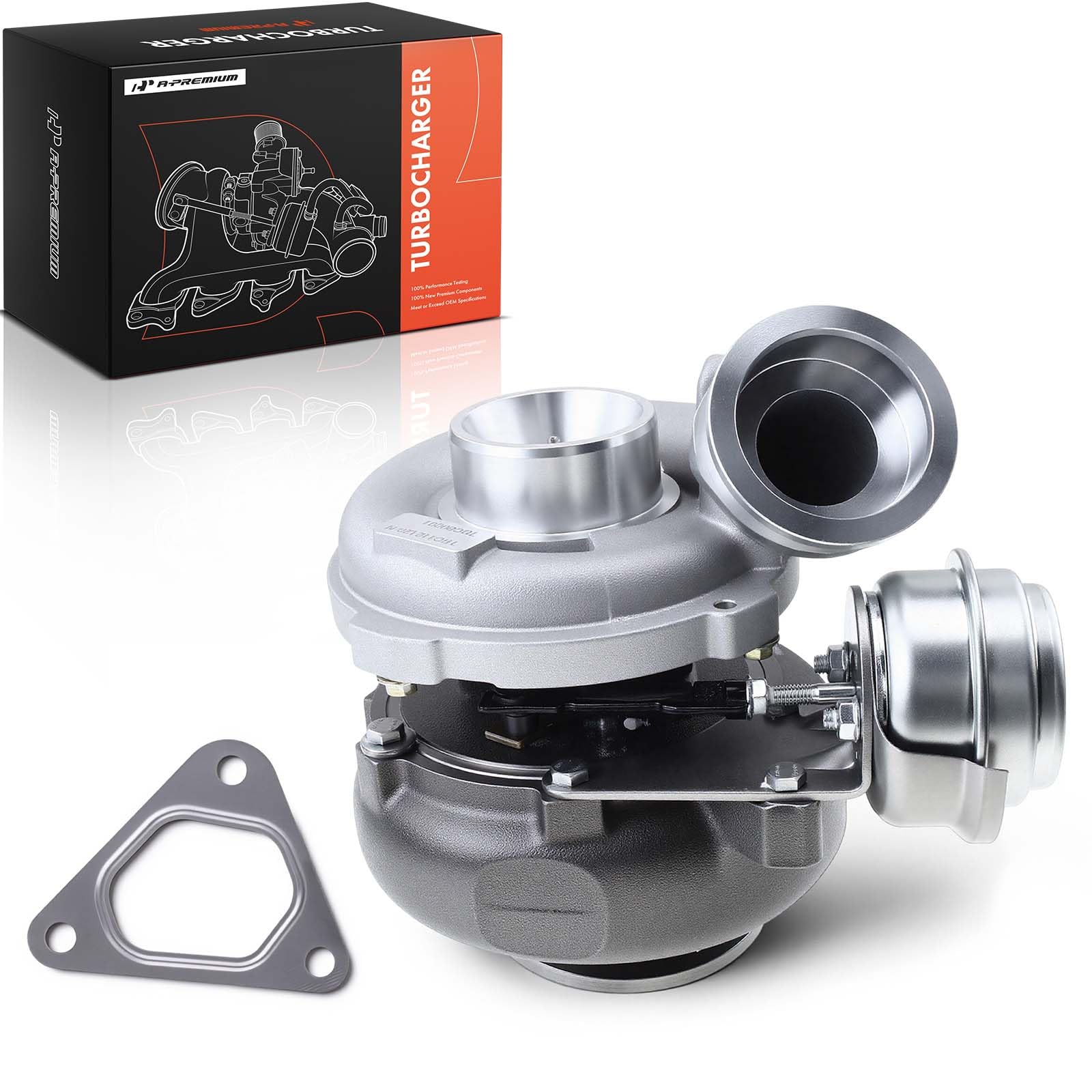 Photo 1 of A-Premium Complete Turbo Turbocharger Kit, with Wastegate Actuator & Gasket, Compatible with Dodge Sprinter 2500/3500 2003 & Freightliner Sprinter 2500/3500 2002-2003, 2.7L, Replace# 6120960399