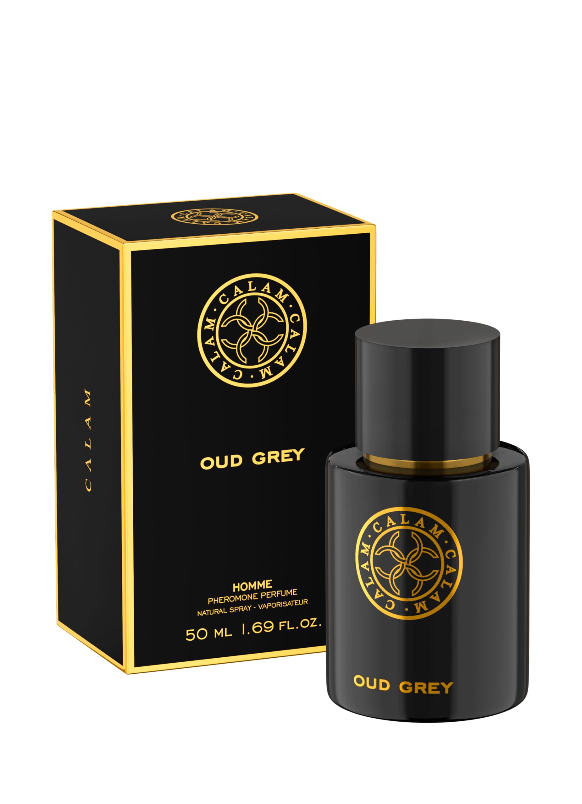 CALAM Oud Grey 50 ml - Extrait de Parfum - Perfume de Feromonas