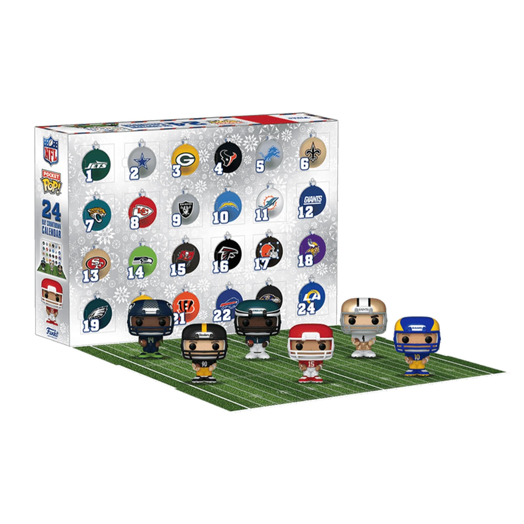 NFL Football 2024 Edition Funko Pocket Pop Calendrier de l'Avent