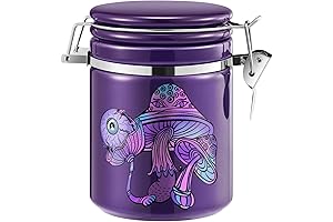 Smell Proof Container - Odor Resistant Stash Jar for Discrete Storage of Valuables