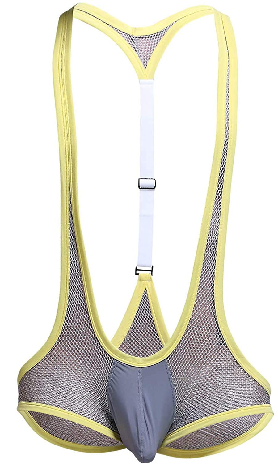 JFAN Tanga Hombre Calzoncillos Hombre Slip Tirantes Disfraz de Mankini de Borat Tanga Traje Bóxer Lencería Body para Hombre