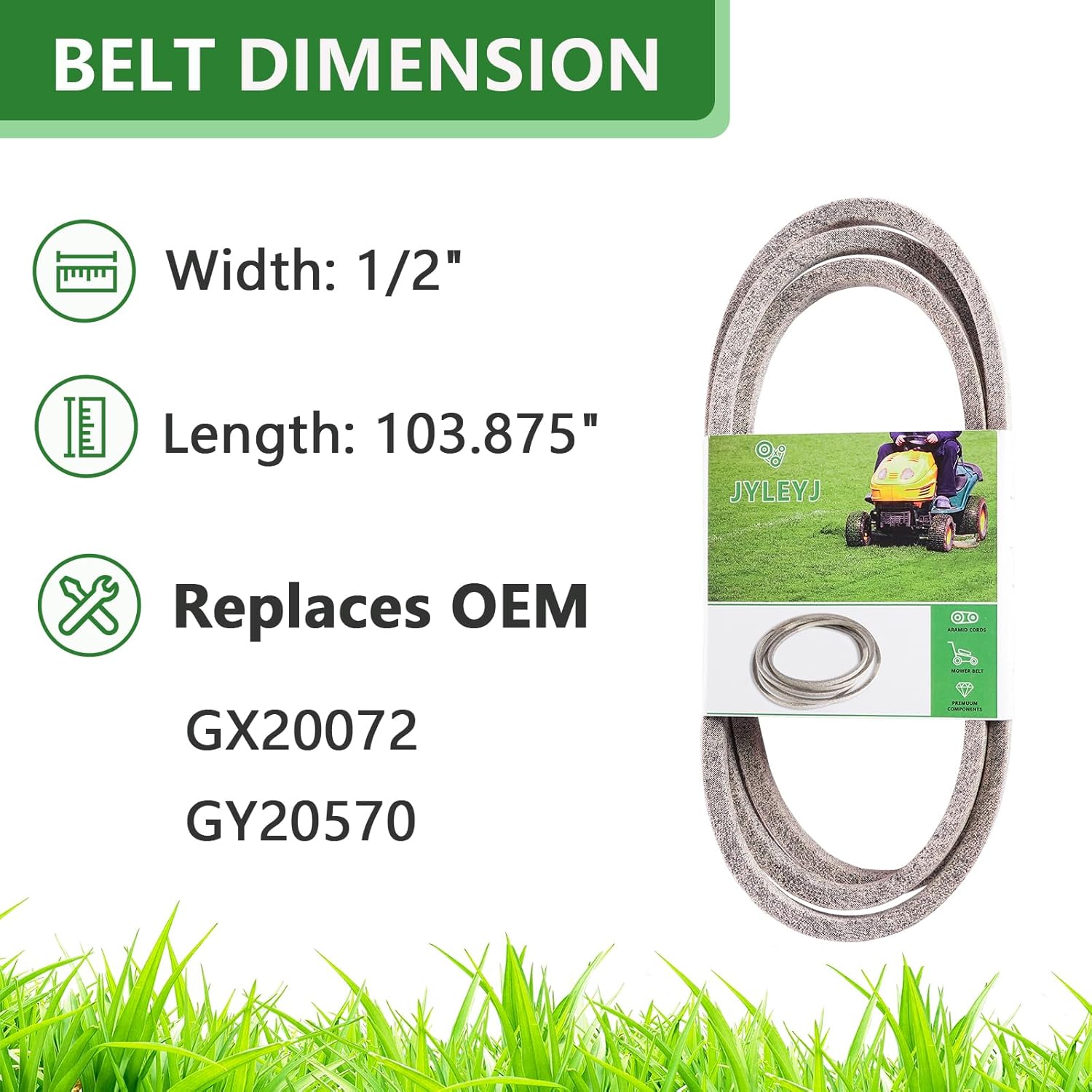 Deck Rebuild Kit Fit for 42 inch John Dee re Mower L100 L105 L108 L110 L118 Includes 2 Spindle GY20050 GY20785, 2 Blade GX20433 GX20249, 1 Idler GY20067, 1 Idler GY22082, 1 Be lt GX20072