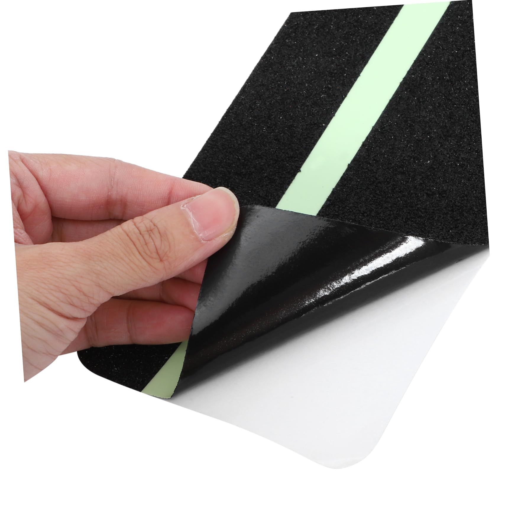 Cabilock 12piezas Peldaños Para Escaleras De Exterior Antideslizantes Cinta De Adecuado Para Terrazas Pasillos y Cubiertas