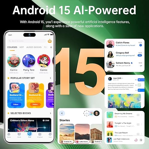 Miniatura 7 de 17PROMA X Smartphone procesador Snapdragon 8 Gen 3, 16GB+512GB, batería 7000mAh, pantalla de 6.99", cámara de 68+108MP, Android 15, 5G, Dual SIM -