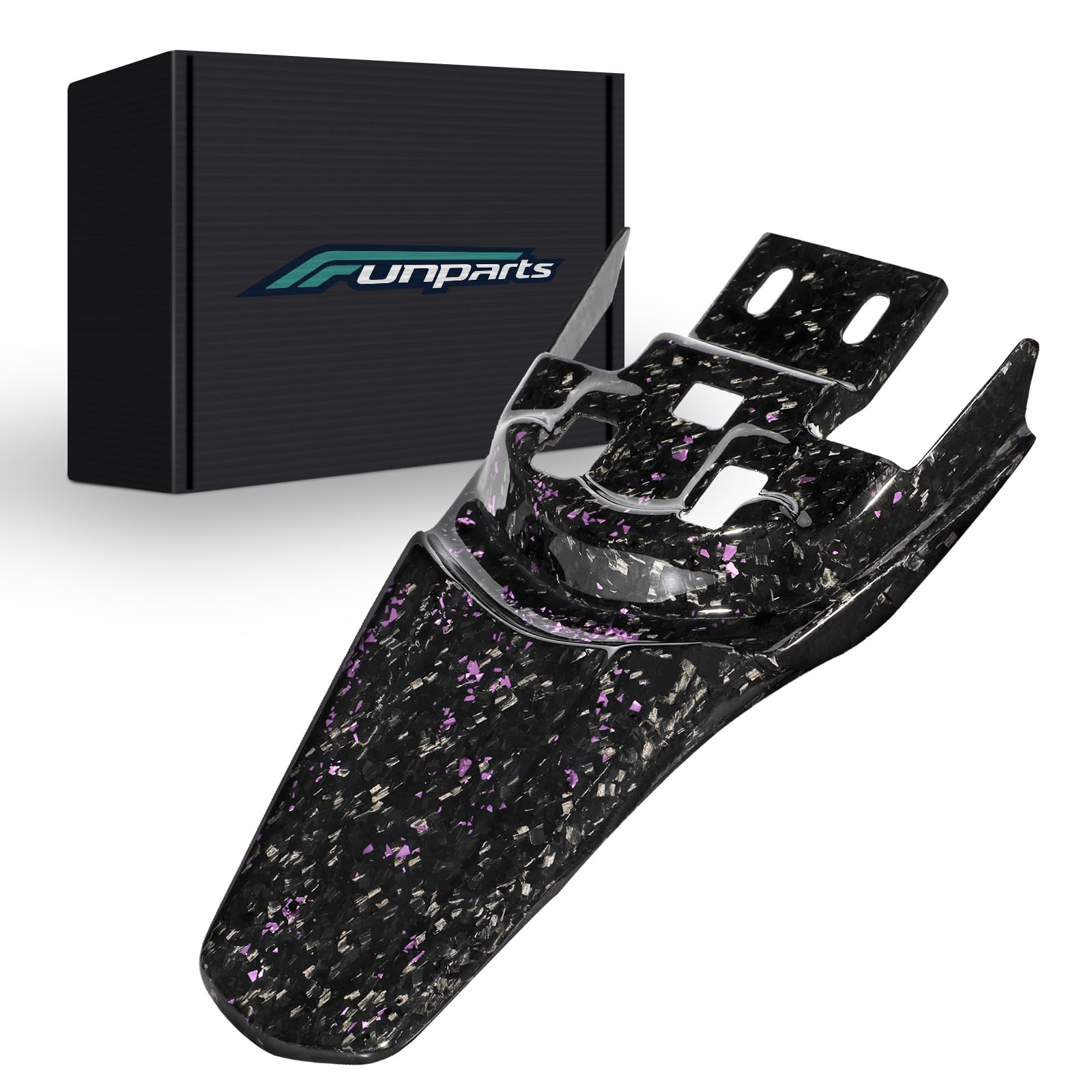 Funparts Carbon Fiber Rear Fender for Surron Sur Ron Light Bee X/S Purple