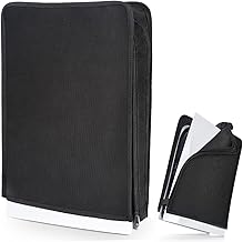 YOREPEK Capa contra poeira para PS5, forro macio e limpo de nylon para console PS5, capa à prova d'água antiarranhões para console PlayStation 5, edição digital e edição regular, preta